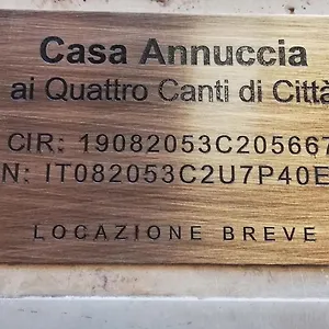 Casa Annuccia Ai Quattro Canti Di Palermo